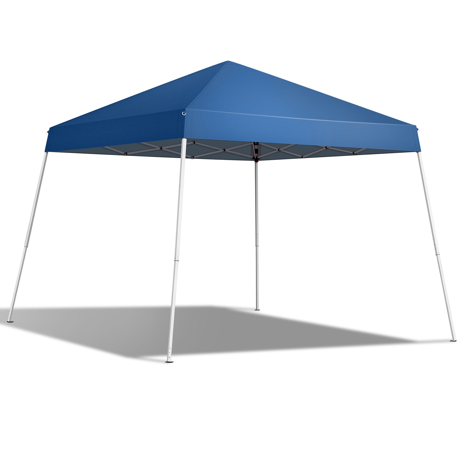 HAOYYE 3x3m Outdoor Folding Canopy Tent Waterproof Pop Up Shelter with Carry Bag Portable Blue Gazebo for Patio Garden Backyard Party Events