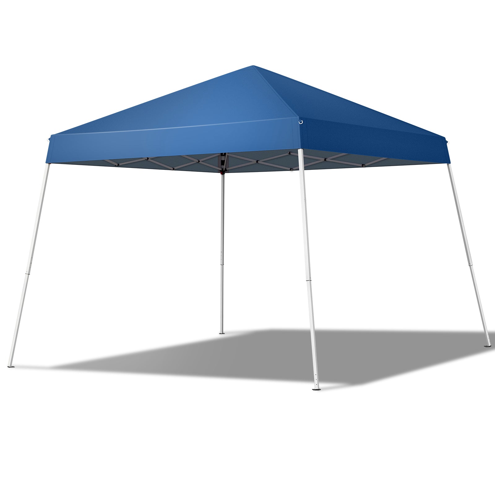 HAOYYE 3x3m Outdoor Folding Canopy Tent Waterproof Pop Up Shelter with Carry Bag Portable Blue Gazebo for Patio Garden Backyard Party Events