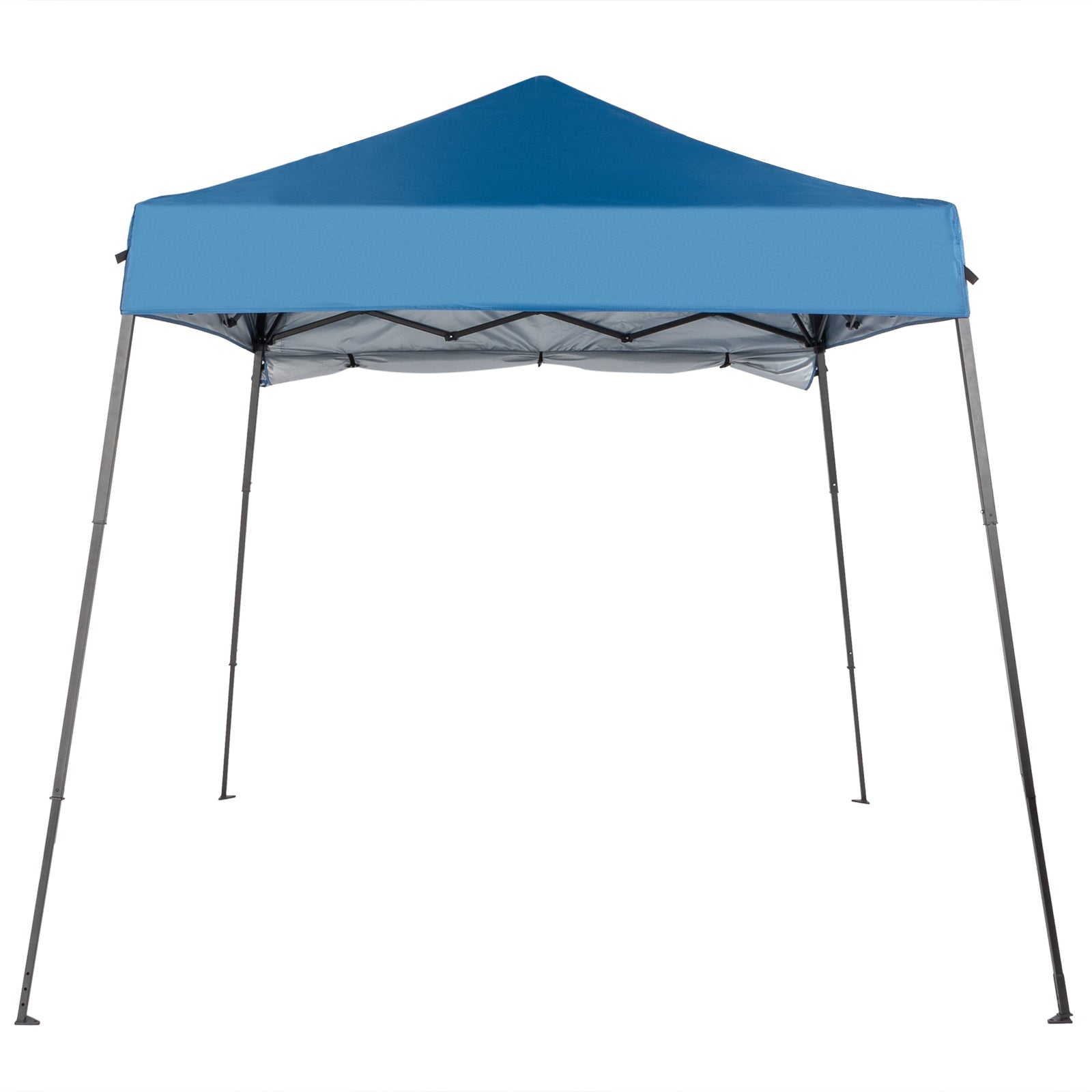HAOYYE 7.88*7.88*7.22ft Portable Outdoor Folding Canopy Tent with Backpack Storage Bag, One Sidewall Net Pocket, UV Protection Waterproof Oxford Cloth Shade, Lightweight Pop-Up Gazebo for Beach Camping Patio