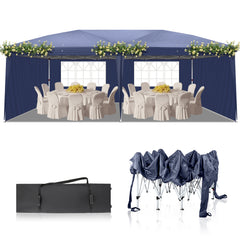 HAOYYE Two Windows Practical Waterproof Folding Tent, Portable Canopy for Outdoor Events, Camping, Picnics, and Protection from Sun and Rain