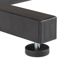 Haoyye Gray Oak P2 Particle Board Adjustable Computer Desk with Melamine Coating, 3 USB and 2 AC Outlets, Ergonomic Height Adjustment, Durable and Modern Design for Student and Office Use