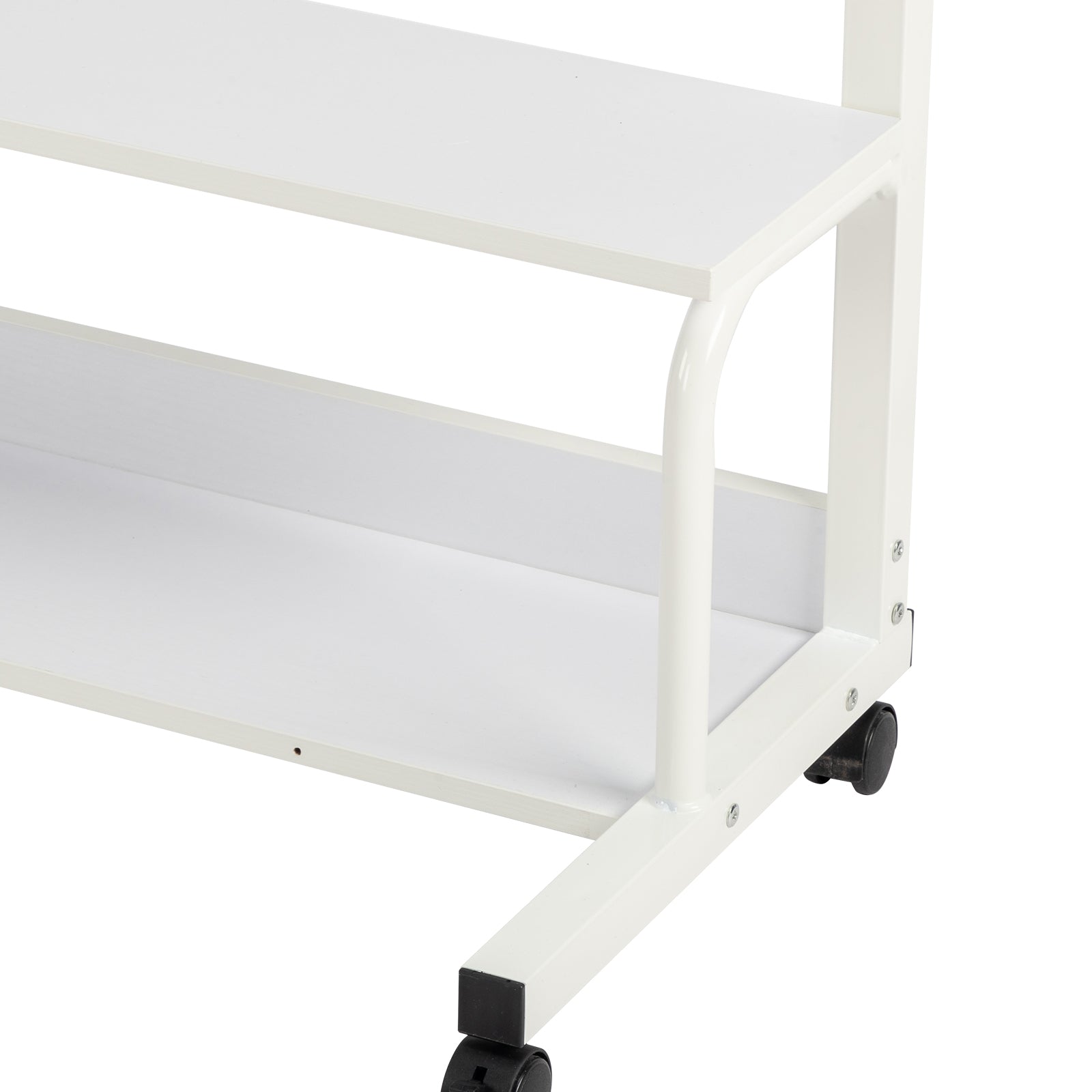 Haoyye White Oak P2 Particle Board Adjustable Computer Desk With Melamine Coating, Featuring Three USB And Two AC Outlets And Ergonomic Height Adjustment For Maximum Comfort.