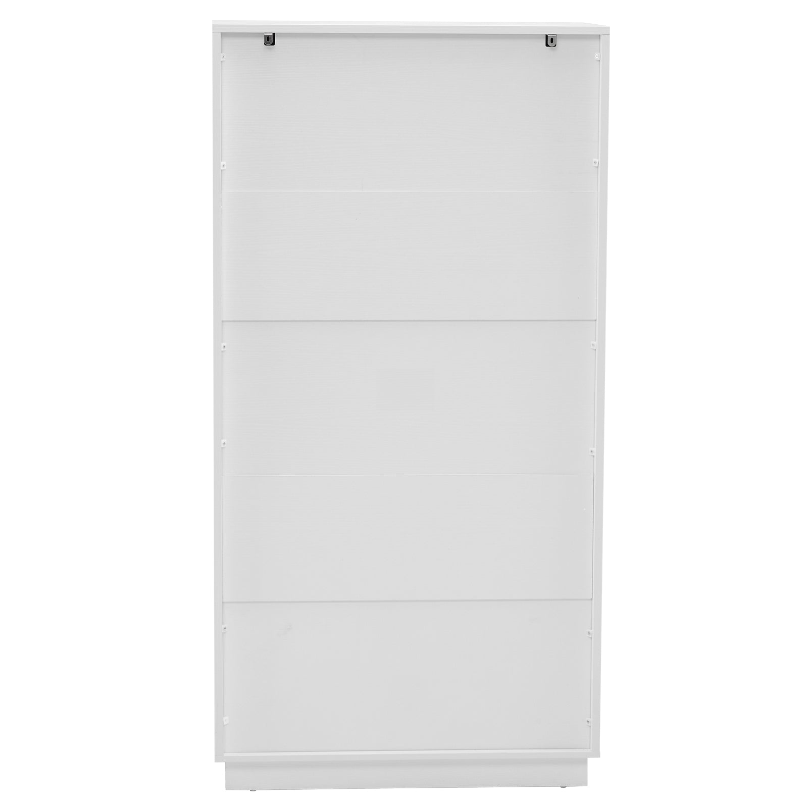 HAOYYE FCH White Seven-Drawer Cabinet, P2 Particle Board and Density Board Construction, Wavy Pattern Drawer Front, Six-Level Storage Solution for Bedroom, Closet, and Home Organization, Durable and Stylish Storage Cabinet