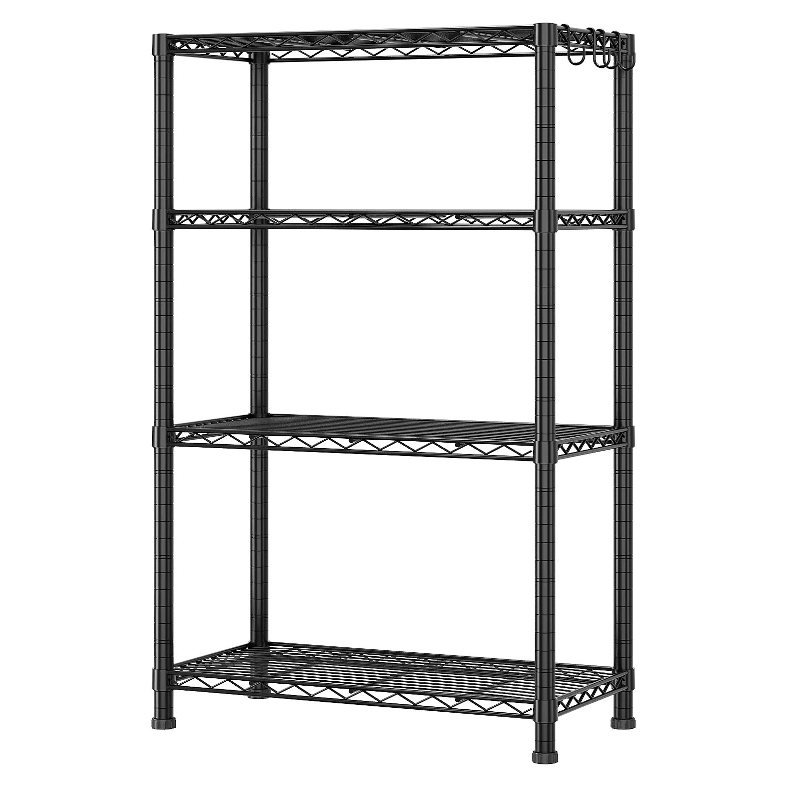 HAOYYE 8-Tier Heavy Duty Storage Shelving Unit With Wheels, Adjustable Wire Shelves For Garage, Pantry, And Commercial Storage, Sturdy 1600lbs Capacity, NSF Certified, Metal Storage Rack