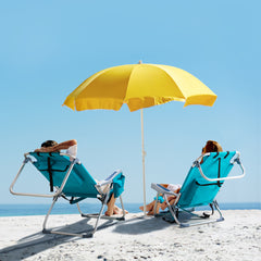 Haoyye Premium Oxford Cloth Beach Chair with Durable Silver White Aluminum Tube Bearing Frame, Supporting up to 100 Kg of Weight, Featuring a Refreshing Mint Green Upholstery and Ergonomic Design for Ultimate Outdoor Comfort and Stability