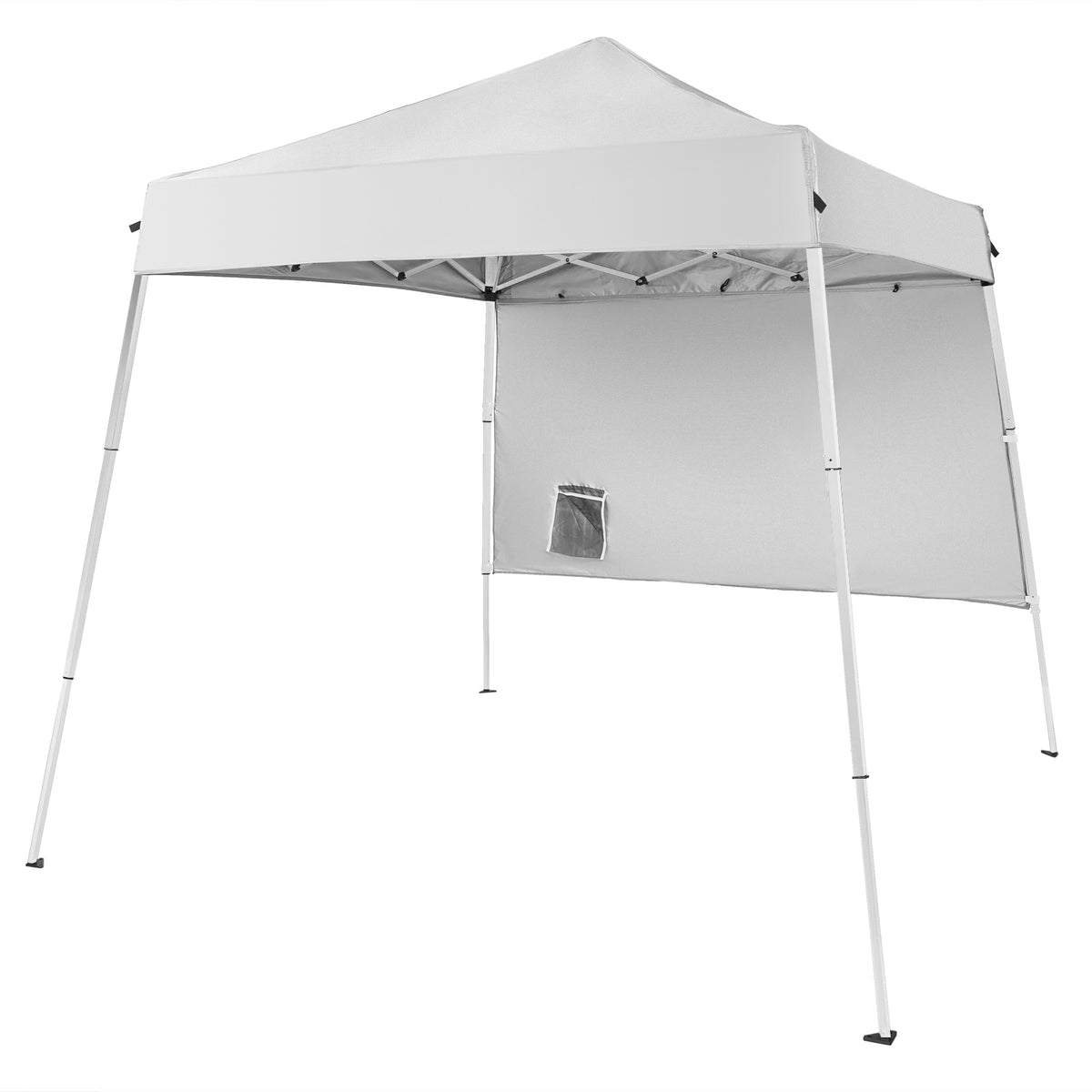 HAOYYE Pop Up Gazebo Canopy Tent with UPF 50+ Waterproof Oxford Fabric Portable Folding Shelter with Backpack Bag Steel Frame with Stakes and Ropes Easy One Person Setup for Beach Camping Patio and Outdoor Events