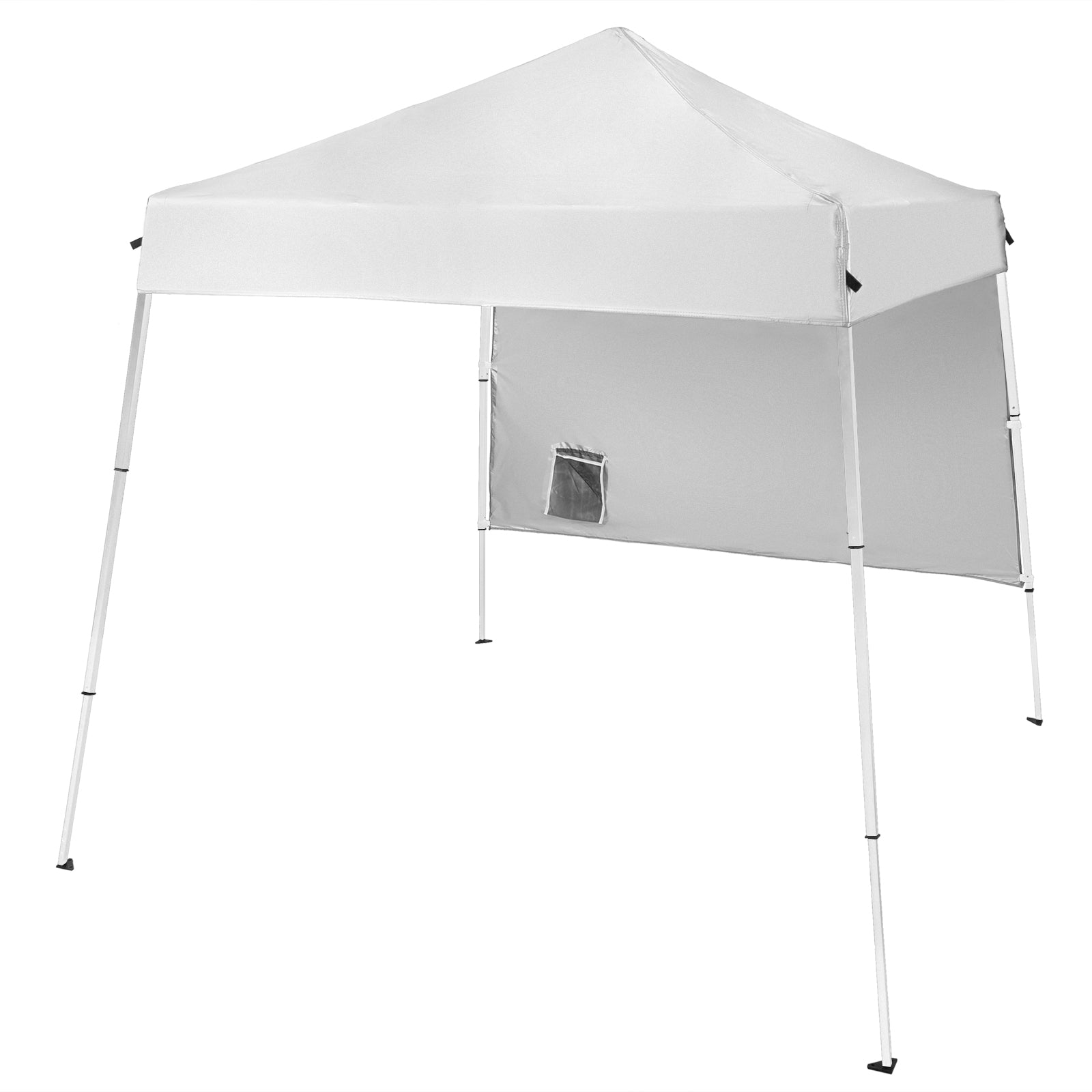 HAOYYE Pop Up Gazebo Canopy Tent with UPF 50+ Waterproof Oxford Fabric Portable Folding Shelter with Backpack Bag Steel Frame with Stakes and Ropes Easy One Person Setup for Beach Camping Patio and Outdoor Events