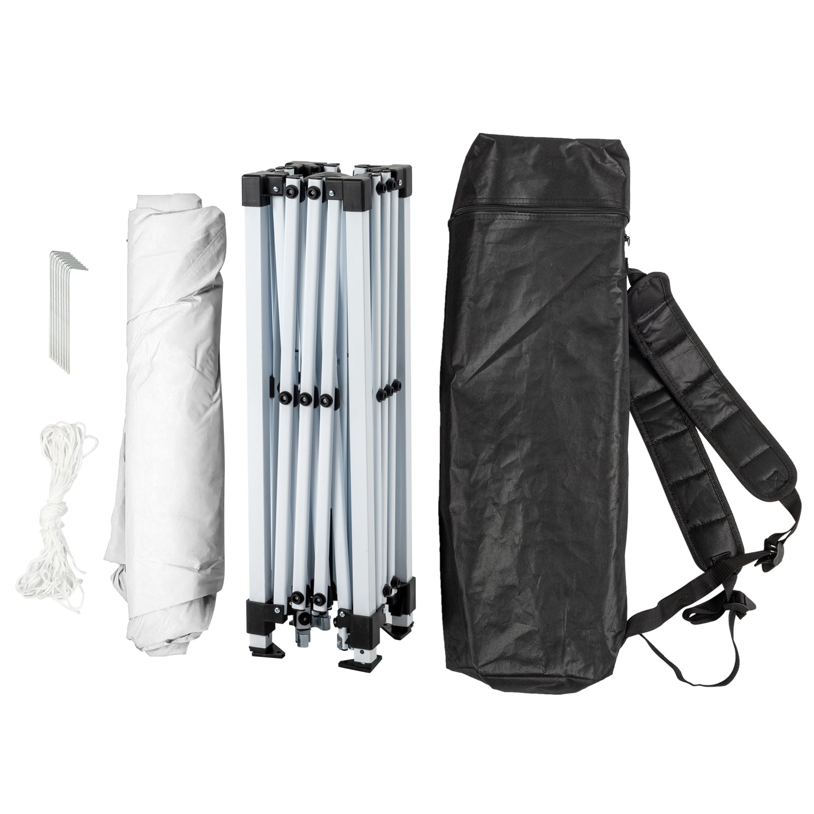 HAOYYE Pop Up Gazebo Canopy Tent with UPF 50+ Waterproof Oxford Fabric Portable Folding Shelter with Backpack Bag Steel Frame with Stakes and Ropes Easy One Person Setup for Beach Camping Patio and Outdoor Events