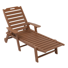 Haoyye Premium HDPE Adjustable Backrest Lying Bed  for Outdoor Leisure and Relaxation, Featuring Durable Construction with Unmatched Comfort, Weather Resistance and Portability, Ideal for Patios, Poolside, Balconies and Home Retreats