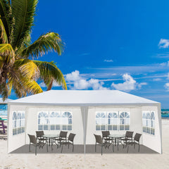 HAOYYE 10'x20' Outdoor Party Tent with 4 Removable Sidewalls Waterproof Canopy Gazebo for Backyard Wedding Patio Events