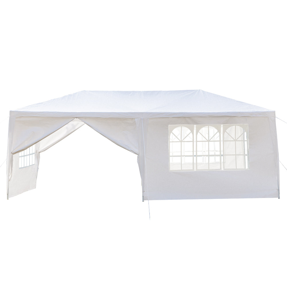 HAOYYE 10'x20' Outdoor Party Tent with 6 Removable Sidewalls Waterproof Canopy Event Gazebo for Backyard Wedding Patio Commercial Use