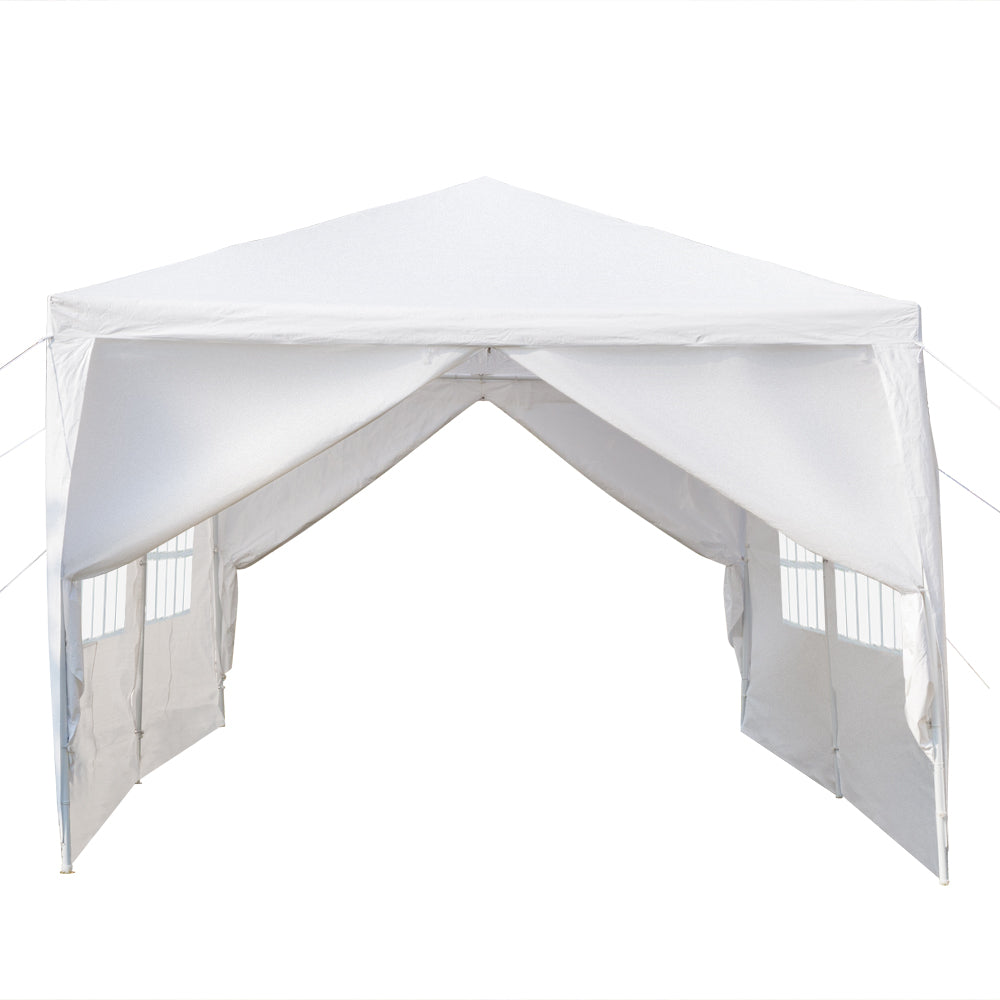 HAOYYE 10'x20' Outdoor Party Tent with 6 Removable Sidewalls Waterproof Canopy Event Gazebo for Backyard Wedding Patio Commercial Use