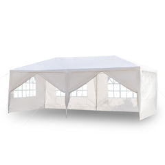 HAOYYE 10'x20' Outdoor Party Tent with 6 Removable Sidewalls Waterproof Canopy Event Gazebo for Backyard Wedding Patio Commercial Use