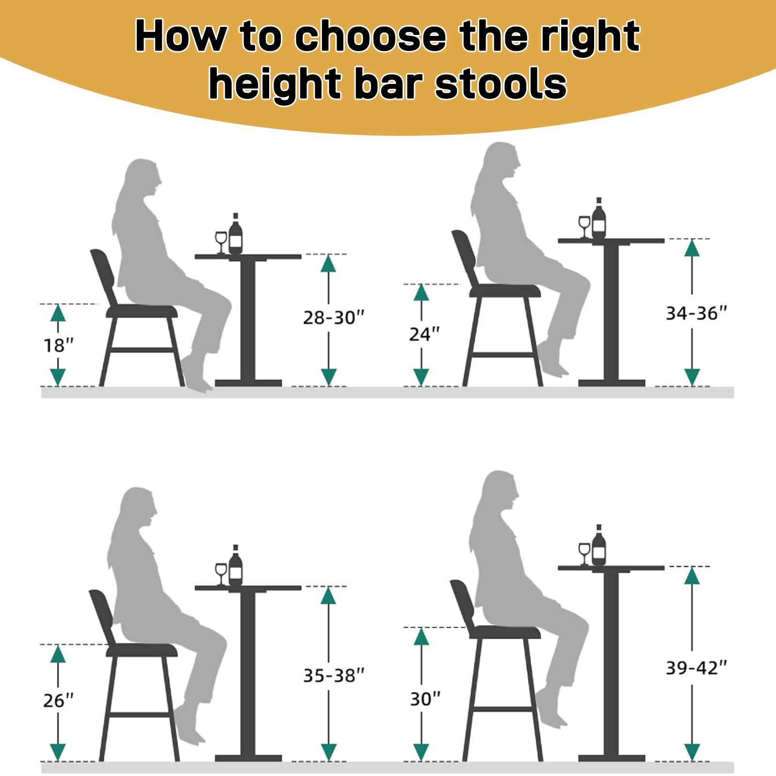Haoyye Outdoor Swivel Bar Stools Set of 2, Cast Aluminum Patio Bar Height Chairs, All-Weather Bar Dining Chairs with Comfortable Grid Back and Durable Design, Ideal for Patios, Gardens, and Porches