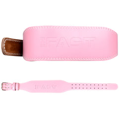 HAOYYE Leather Weight Lifting Belt with Padded Lumbar Support Durable 4 Inch Gym Belt for Weightlifting Deadlifts Squats Cross Training Powerlifting Fitness Exercise for Men and Women