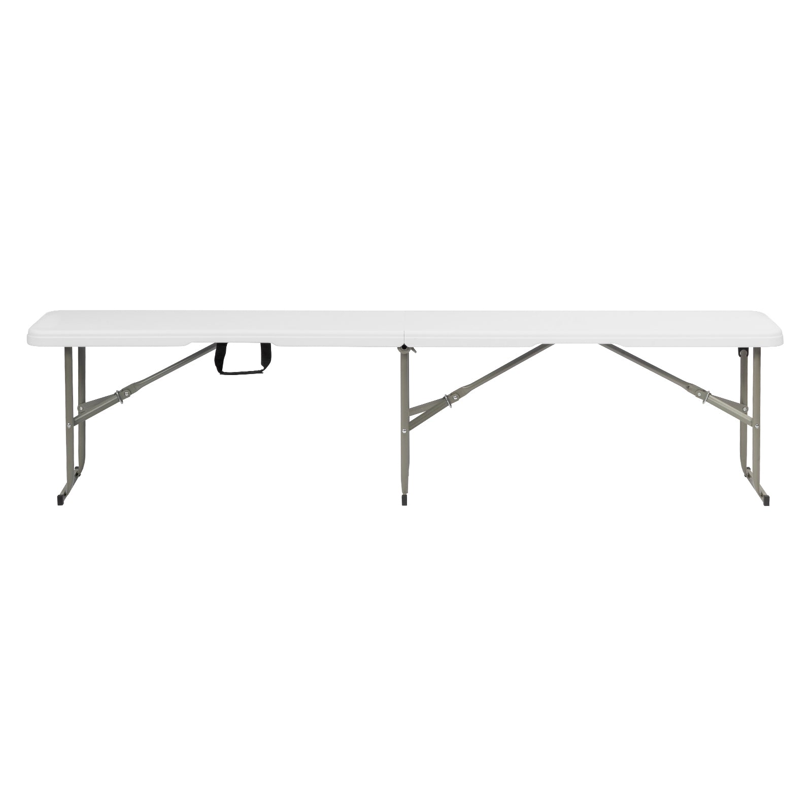 HAOYYE 6FT Outdoor Foldable Bench with Sturdy Metal Frame and Comfortable Seating Surface, Weather Resistant Patio Garden Bench for Courtyard Balcony Porch Lawn and Public Spaces, Easy to Store and Move
