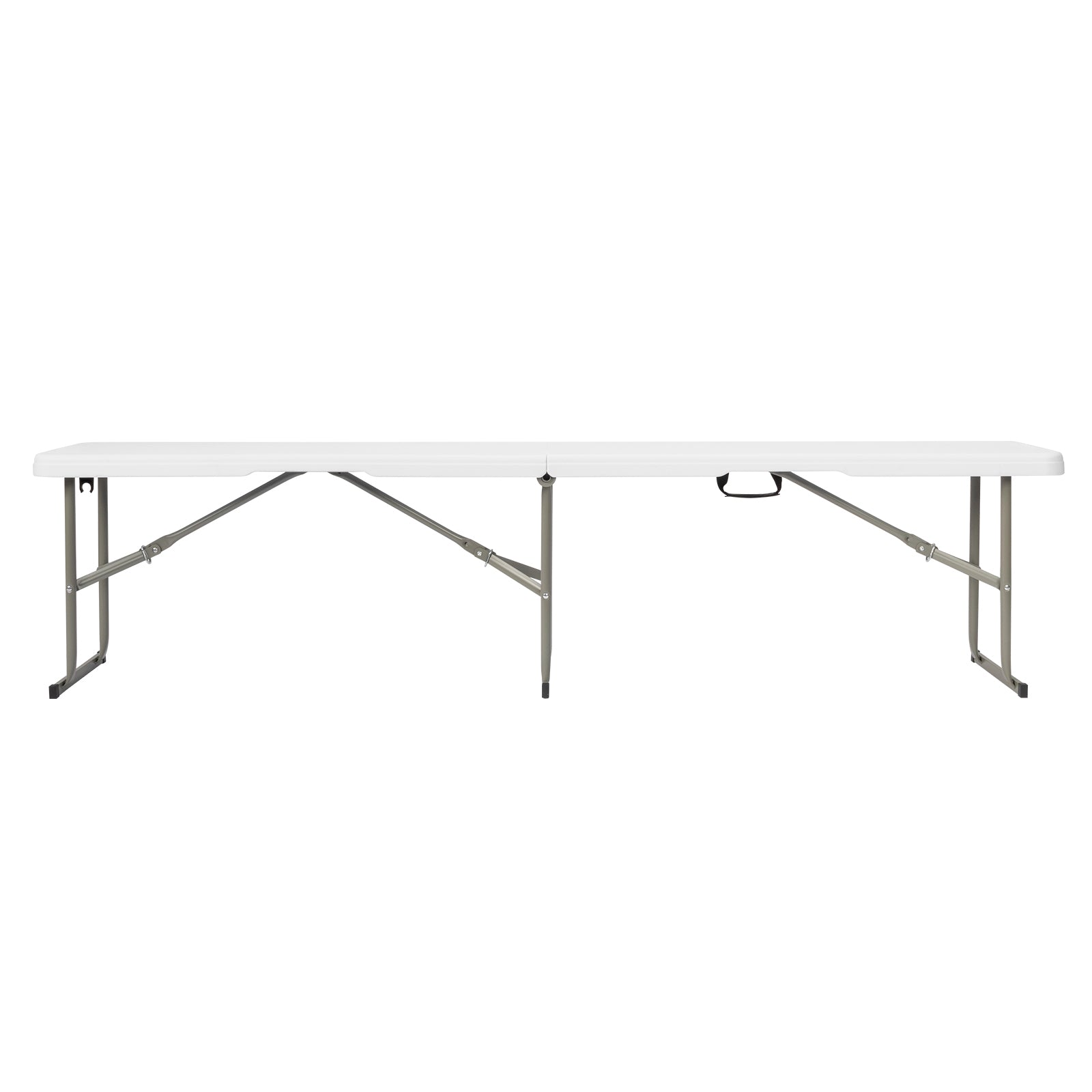 HAOYYE 6FT Outdoor Foldable Bench with Sturdy Metal Frame and Comfortable Seating Surface, Weather Resistant Patio Garden Bench for Courtyard Balcony Porch Lawn and Public Spaces, Easy to Store and Move