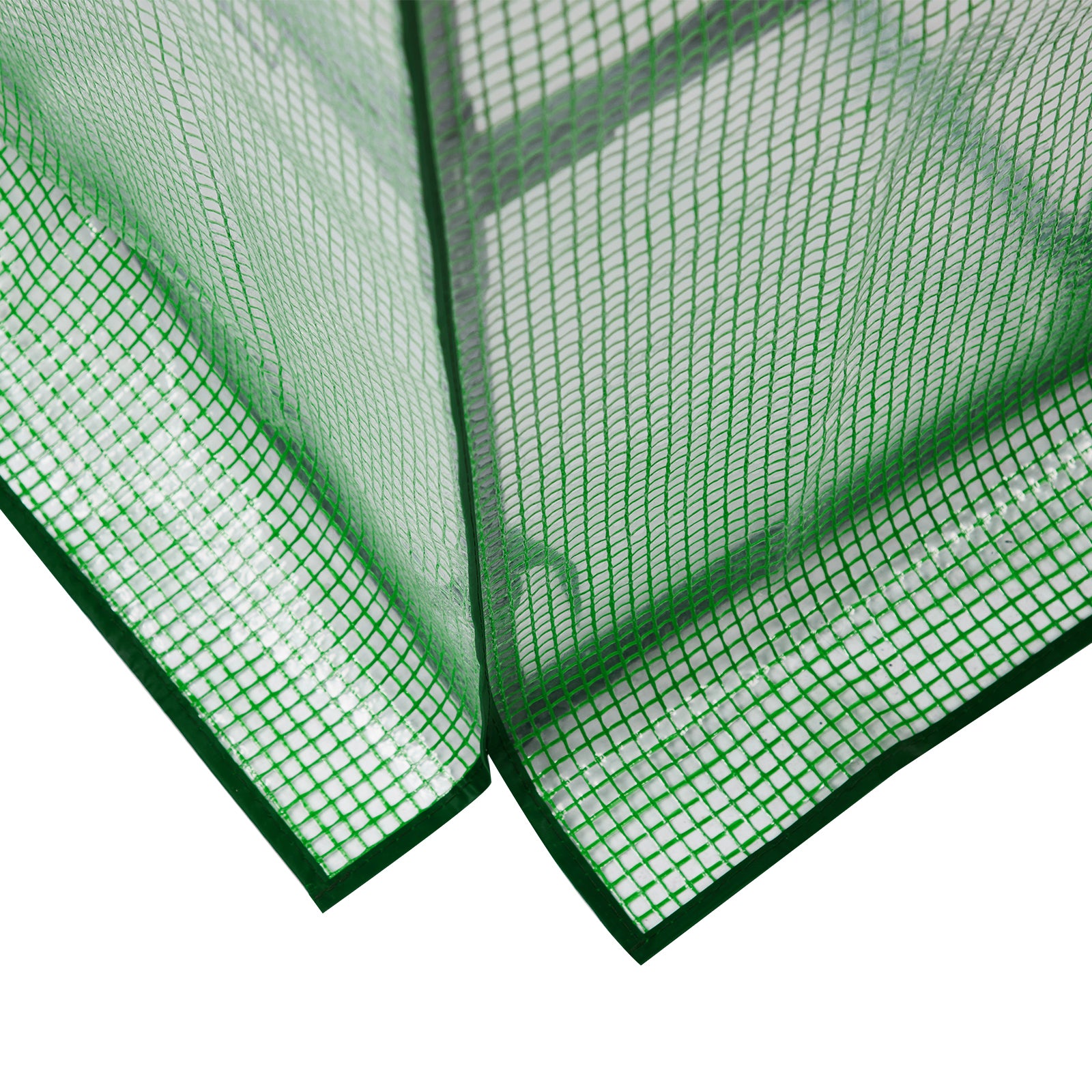 HAOYYE Mini Walk-In Greenhouse with Durable Waterproof PE Cover and Four Spacious Shelves, Portable Indoor and Outdoor Plant Growing Greenhouse for Garden Backyard Patio Balcony, Green