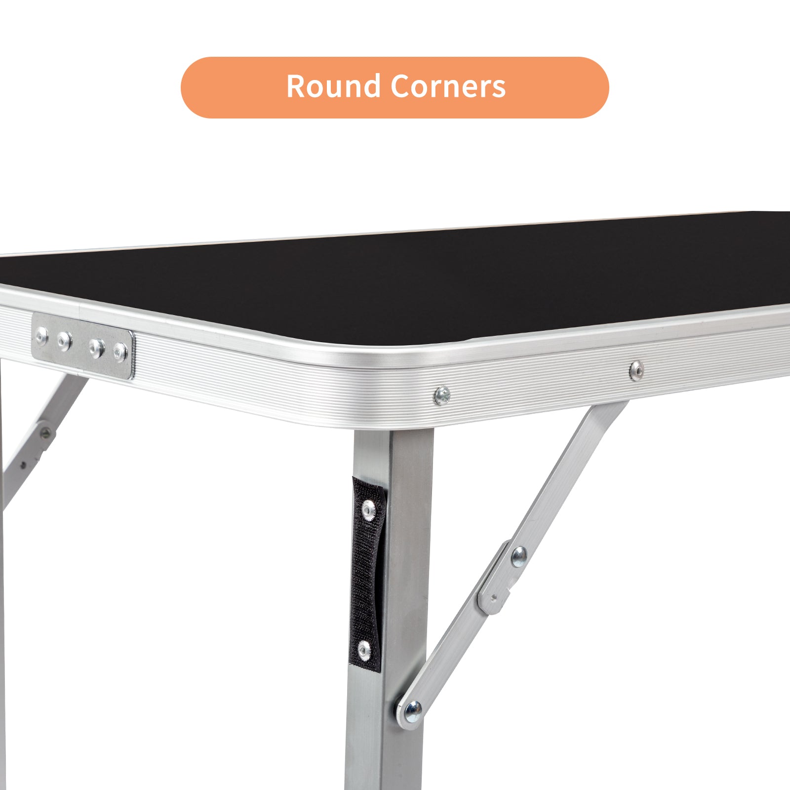 HAOYYE Portable Folding Bar Table with Storage Shelf and Black Skirt, Lightweight Tradeshow Podium Table with Carrying Bag for Indoor or Outdoor Party, Picnic, Event Display, Marketing Booth, Reception or Catering Setup
