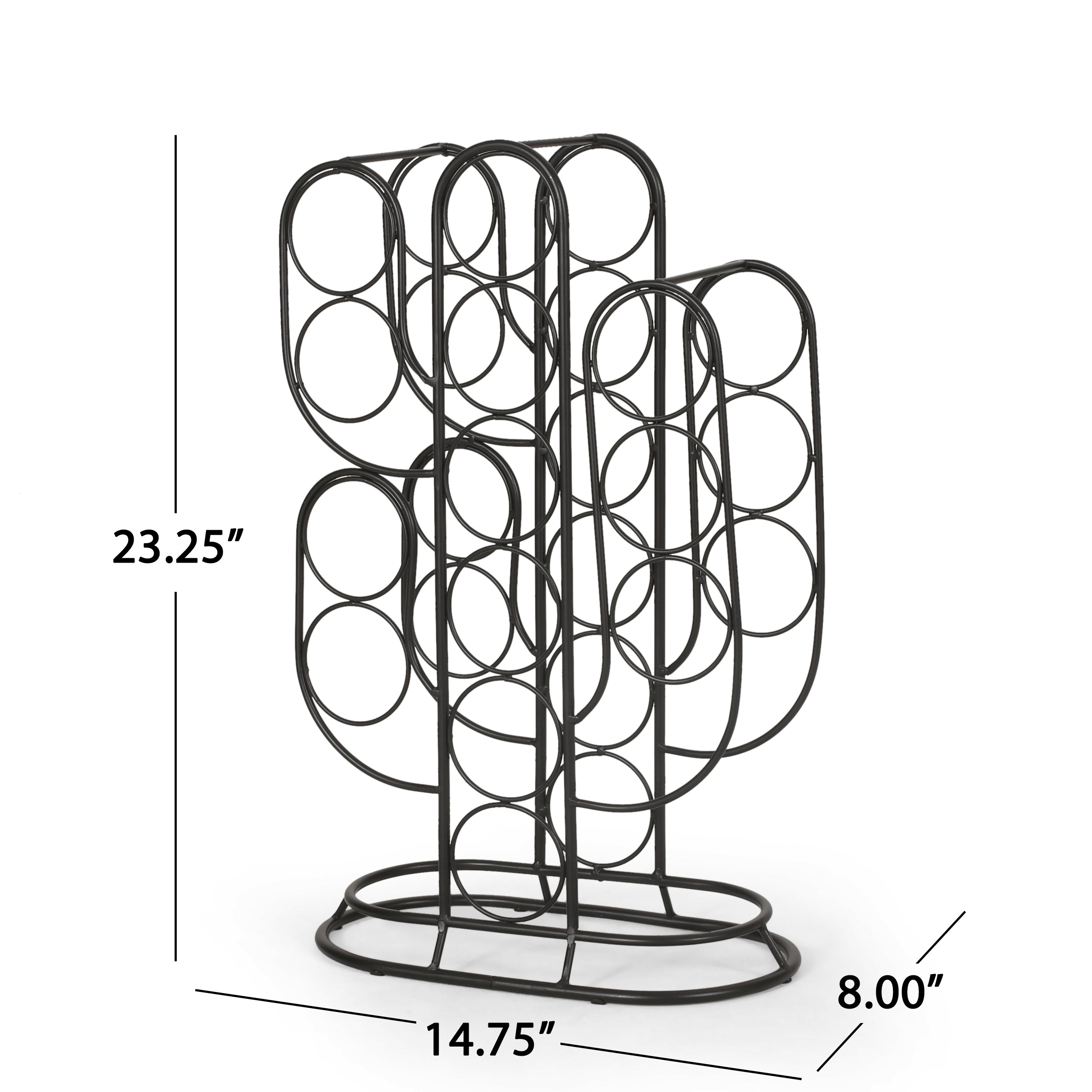 HAOYYE WINE RACK Sturdy Space-Saving Heavy Duty Modern Design Adults Dorm Room Easy Assembly Bedroom Furniture
