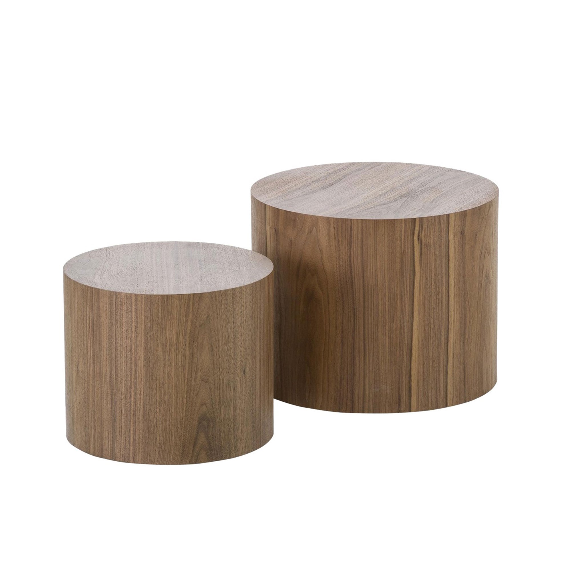 HAOYYE MDF Side Table with Ash, Oak, or Walnut Veneer, Versatile Coffee Table, End Table, or Ottoman, Sturdy and Durable Heavy Duty Design, Modern Stylish Home Furniture, Easy Assembly, Space-Saving for Living Room or Bedroom