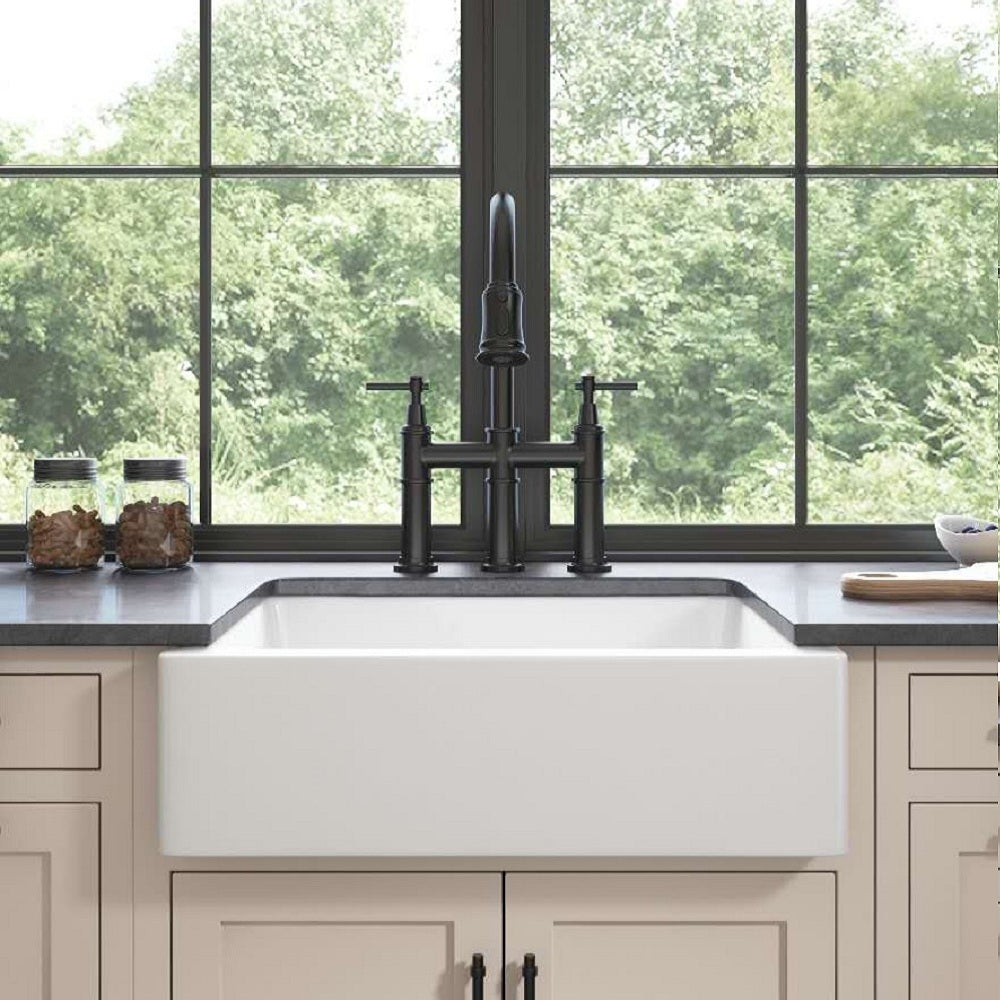 HAOYYE Bridge Kitchen Faucet with Pull-Down Sprayhead in Spot Sturdy Space-Saving Heavy Duty Modern Design Adults Dorm Room Easy Assembly Bedroom Furniture