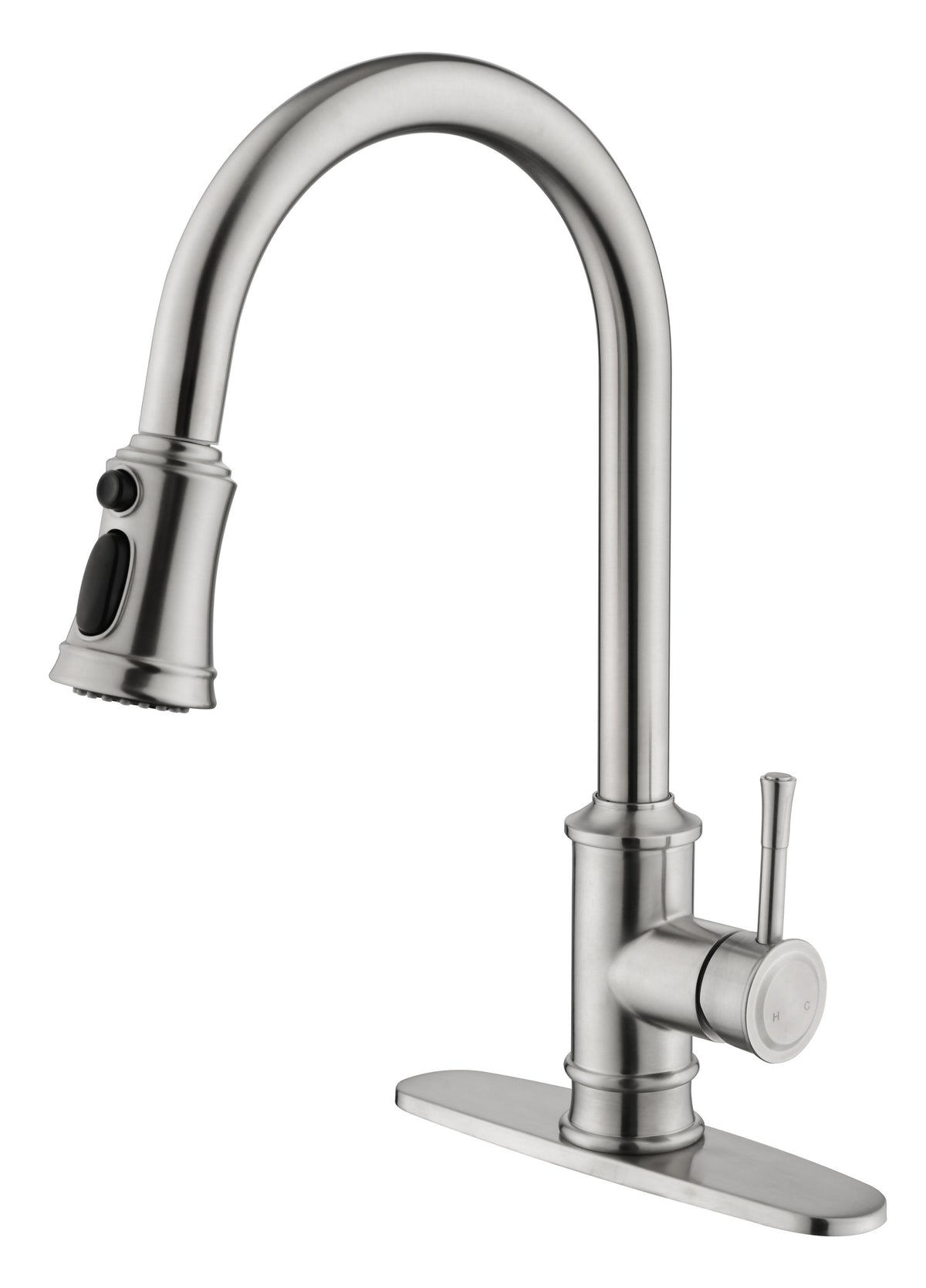 HAOYYE Kitchen Faucet with Pull Out Spraye Sturdy Space-Saving Heavy Duty Modern Design Adults Dorm Room Easy Assembly Bedroom Furniture