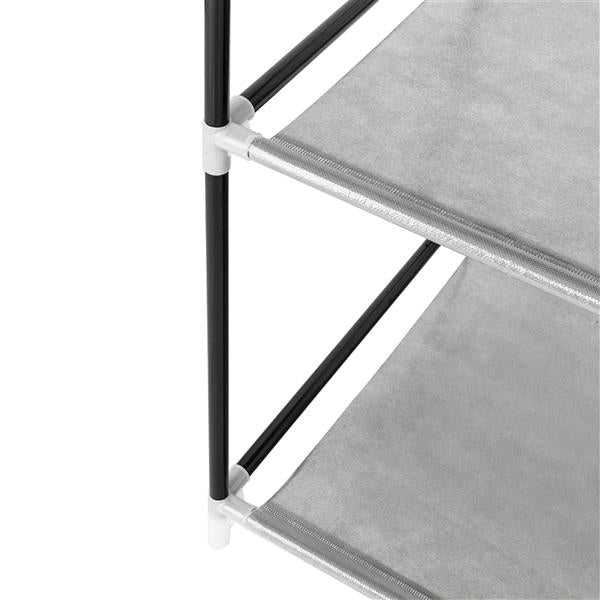 HAOYYE 69" High-Leg Non-Woven Fabric Assembled Cloth Wardrobe, Durable, Space-Saving Organizer with Modern Design, Stylish Look, and Versatile Use, Premium Quality Storage Solution for Bedroom, Living Room, Closet, and Home Essentials.