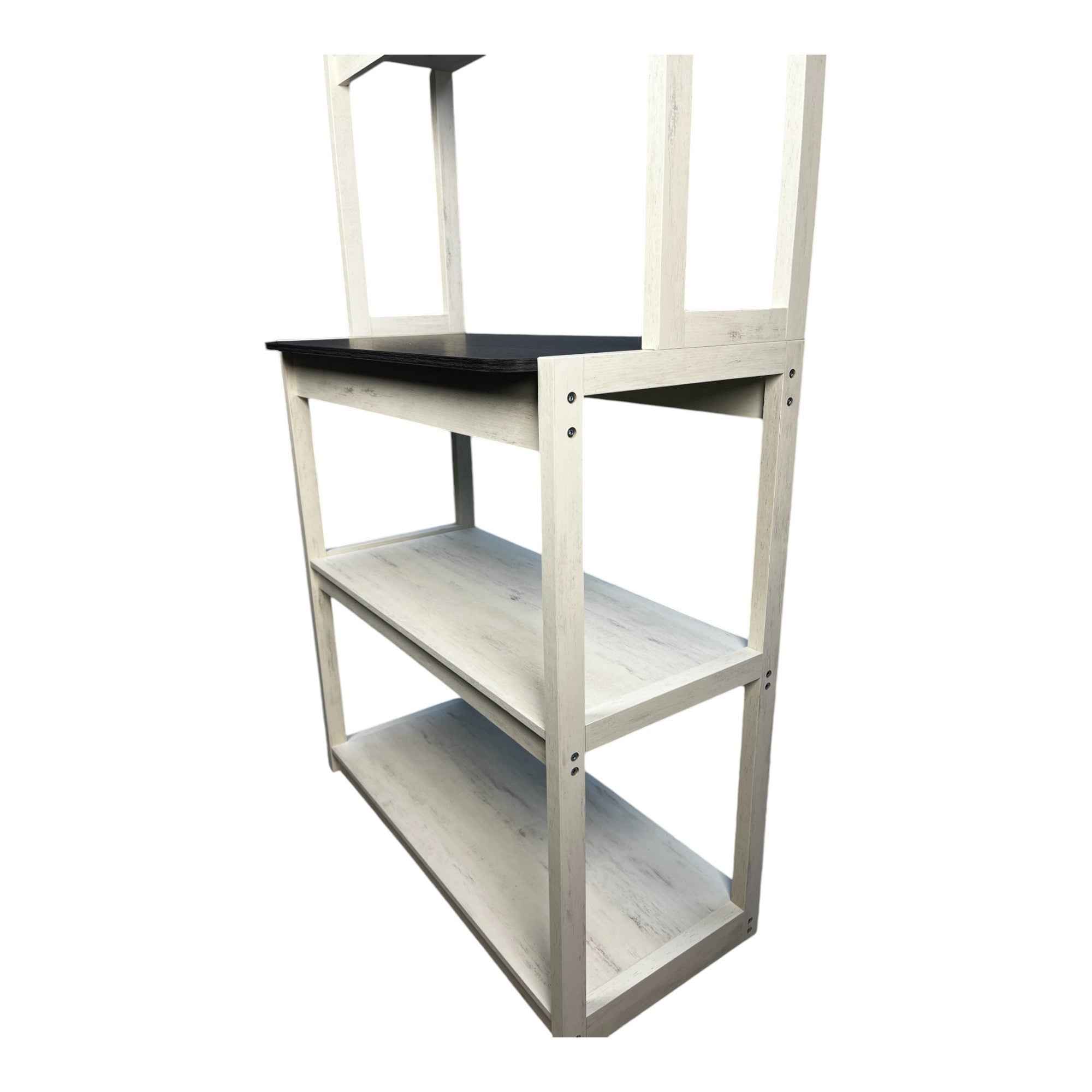 Haoyye 5-Tier Bakers Rack with Storage, Kitchen Shelving Unit for Coffee Bar, Microwave Stand, and Pantry Organization, Modern Freestanding Utility Rack for Home or Dorm Use, Durable Space-Saving Design, Easy Assembly and Multi-Purpose Functionality