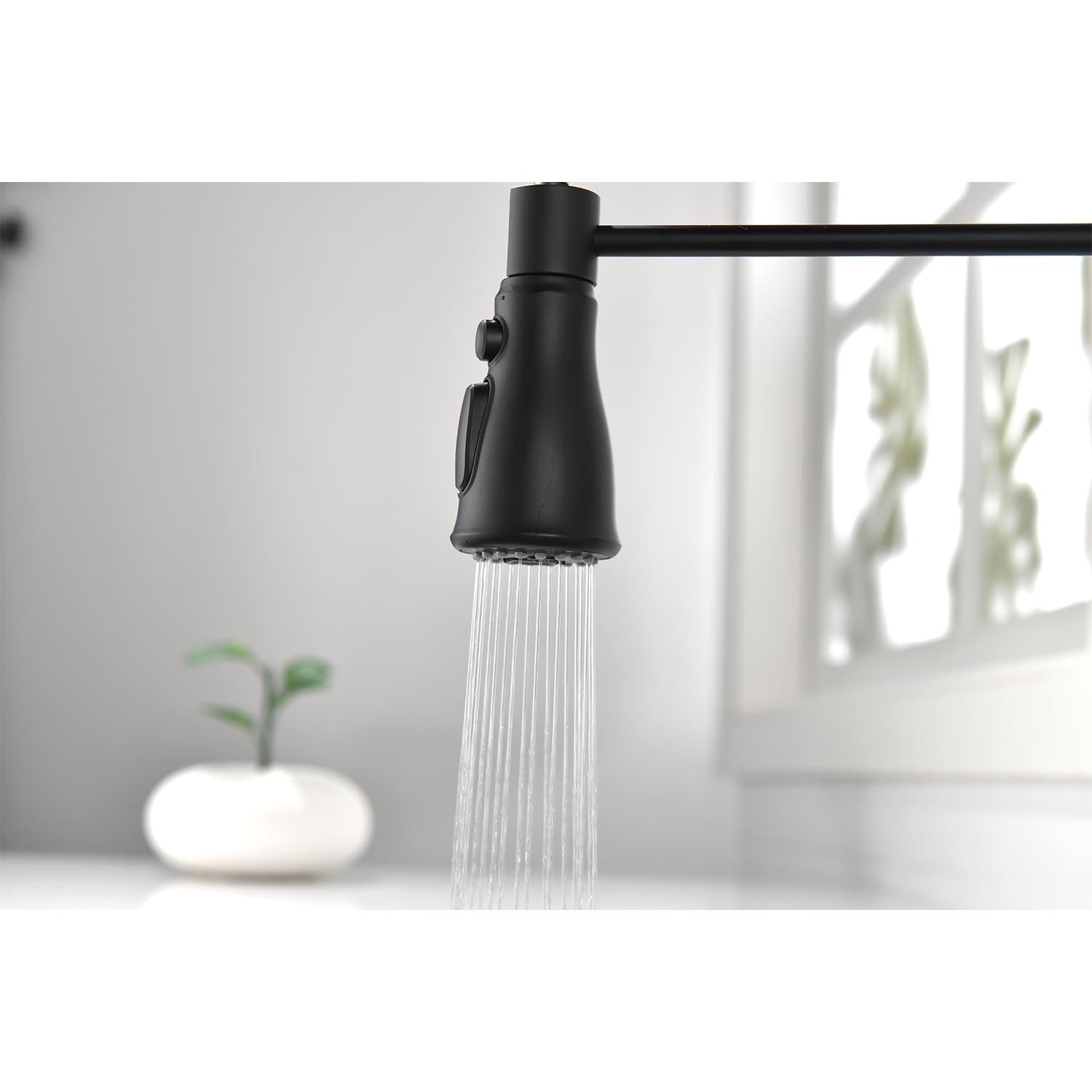 HAOYYE Touch Kitchen Faucet with Pull Down Sprayer Sturdy Space-Saving Heavy Duty Modern Design Adults Dorm Room Easy Assembly Bedroom Furniture
