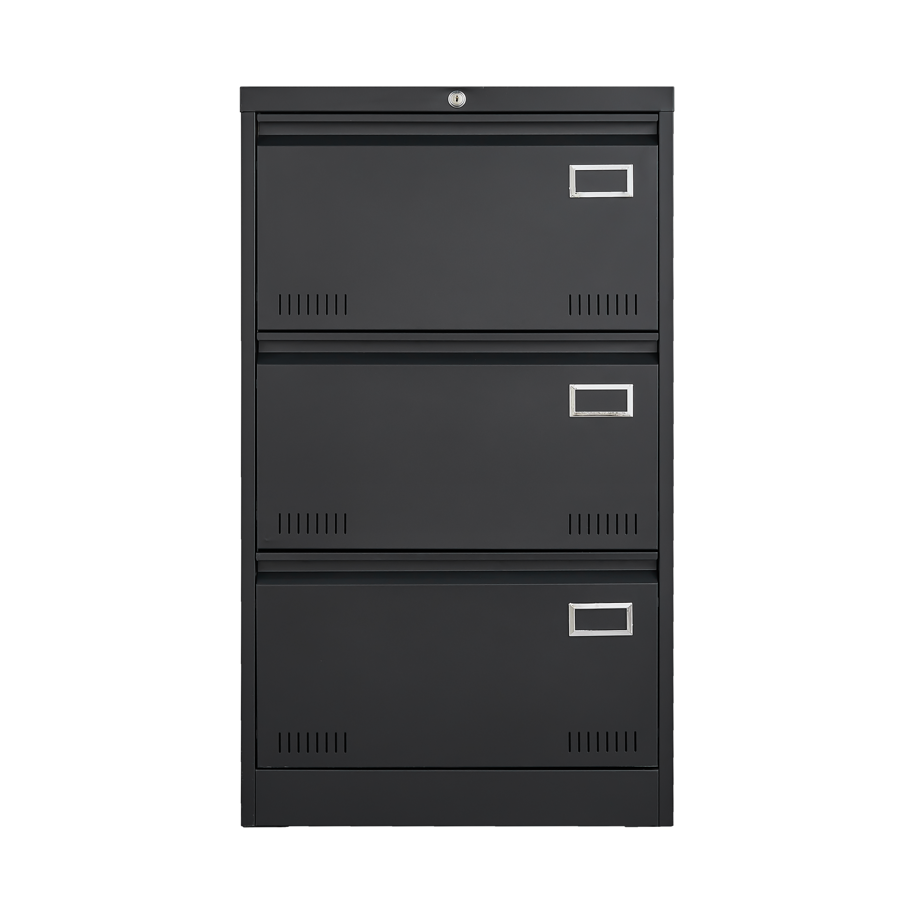 HAOYYE Lateral File Cabinet with 3 Locking Drawers, Sturdy Metal Filing Cabinet for Home Office, Legal, Letter, A4, F4 Paper, Heavy Duty Space-Saving Design for Secure Document Storage