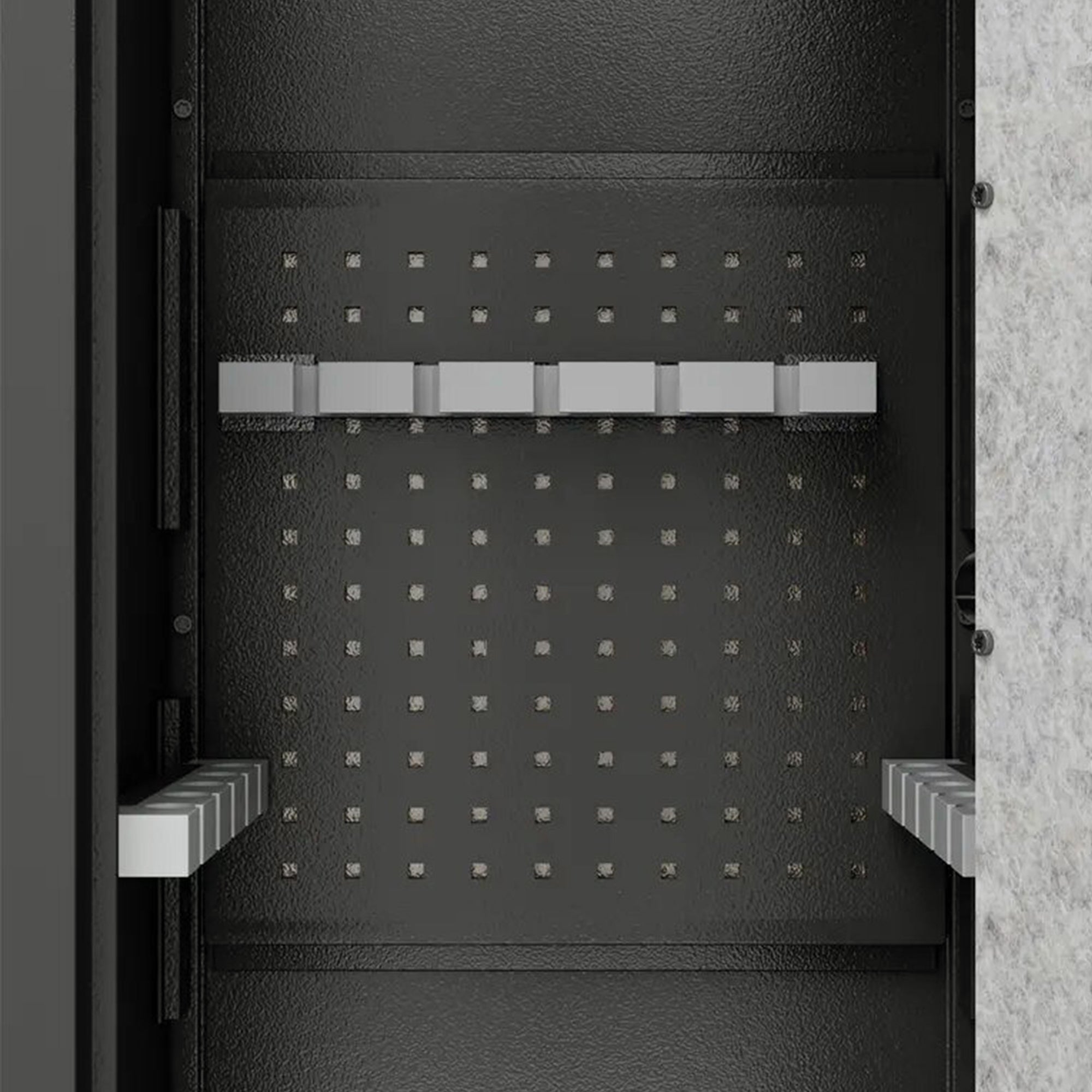 Haoyye Large Gun Safe Cabinet With 3 Pistol Pouches, Heavy Duty Biometric Fingerprint Lock, Rifle Gun Safe With Adjustable Stand, Detachable Structure For Rifles And Shotguns, Secure Gun Money Storage Cabinet