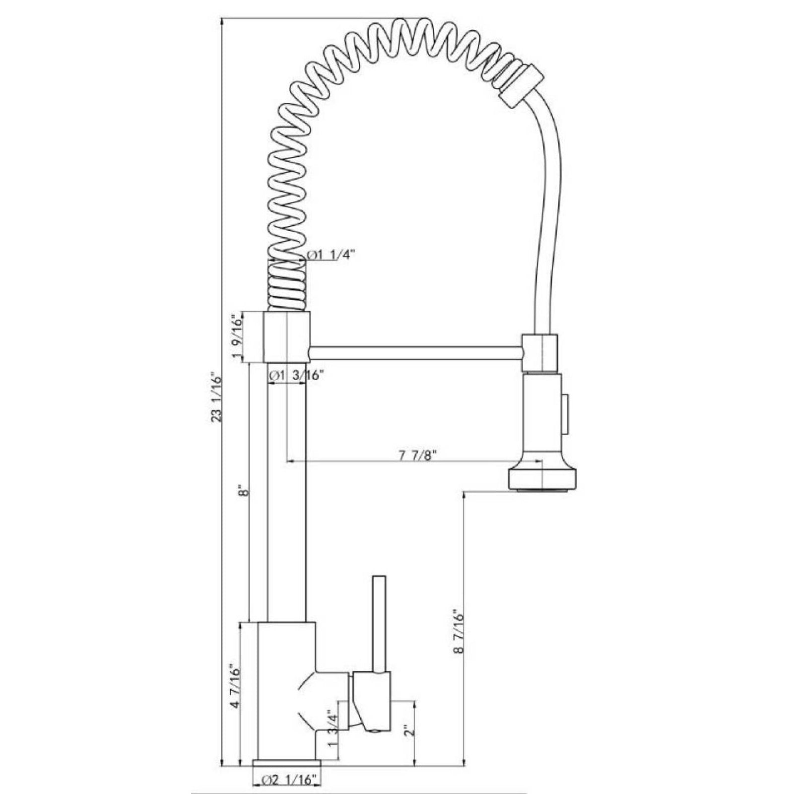 HAOYYE Brushed Nickle Single Handle Commercial Modern Spring High Arc Kitchen Faucet Sturdy Space-Saving Heavy Duty Modern Design Adults Dorm Room Easy Assembly Bedroom Furniture