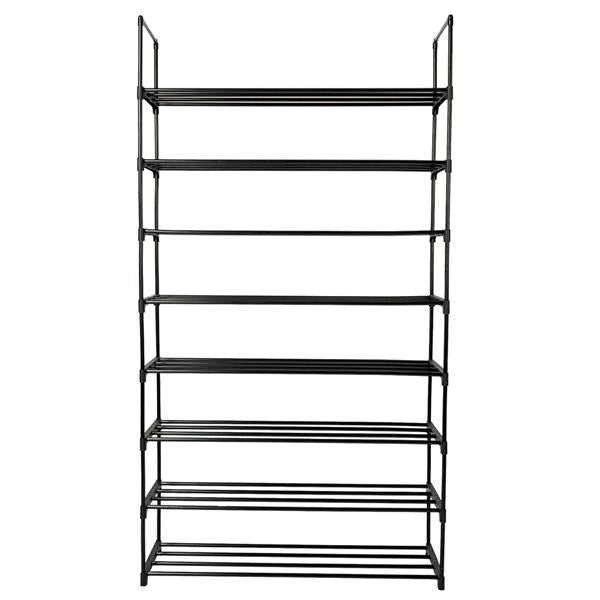 HAOYYE 2-Pack 4-Tier Shoe Rack Shelf, Gray Color, Durable and Space-Saving Storage Organizer, Modern Design, Versatile Use for Bedroom, Entryway, Hallway, and Closet, Premium Quality