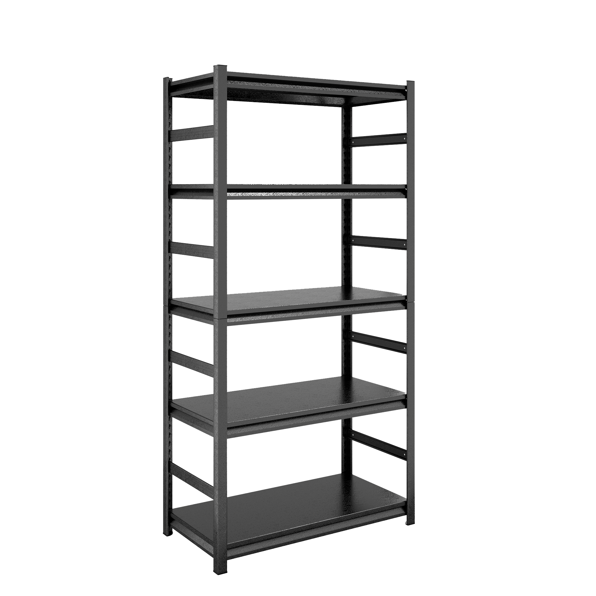 HAOYYE Adjustable Heavy Duty Metal Shelving Unit, 5-Tier Storage Rack with 2000LBS Load Capacity, Sturdy and Space-Saving Design, Perfect for Kitchen, Garage, Pantry, Office, Easy Assembly, Durable and Modern