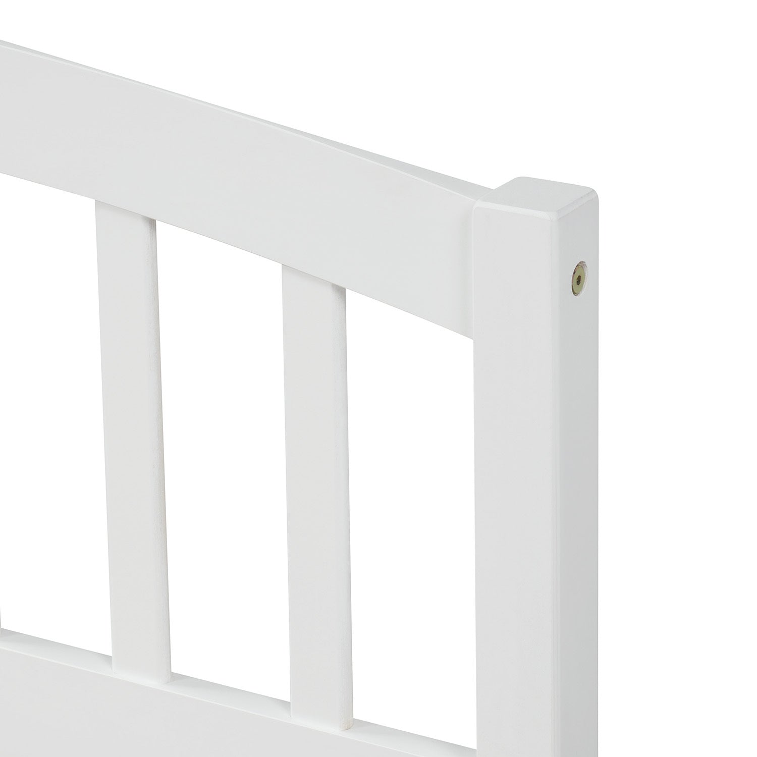 HAOYYE Twin Platform Bed Frame with Two Storage Drawers and Headboard, White, Sturdy Space-Saving Design, Heavy Duty Construction, Easy Assembly, Durable and Stylish Home Furniture