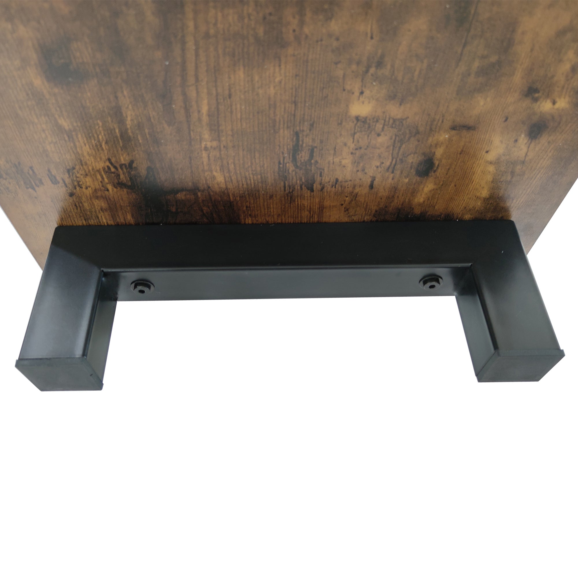 HAOYYE Rustic Brown TV Console with push-to-open Storage Cabinet for TV up to 65in Wood &glass TV Stand for Living Room Bedroom Sturdy Space-Saving Heavy Duty Modern Design Adults Dorm Room