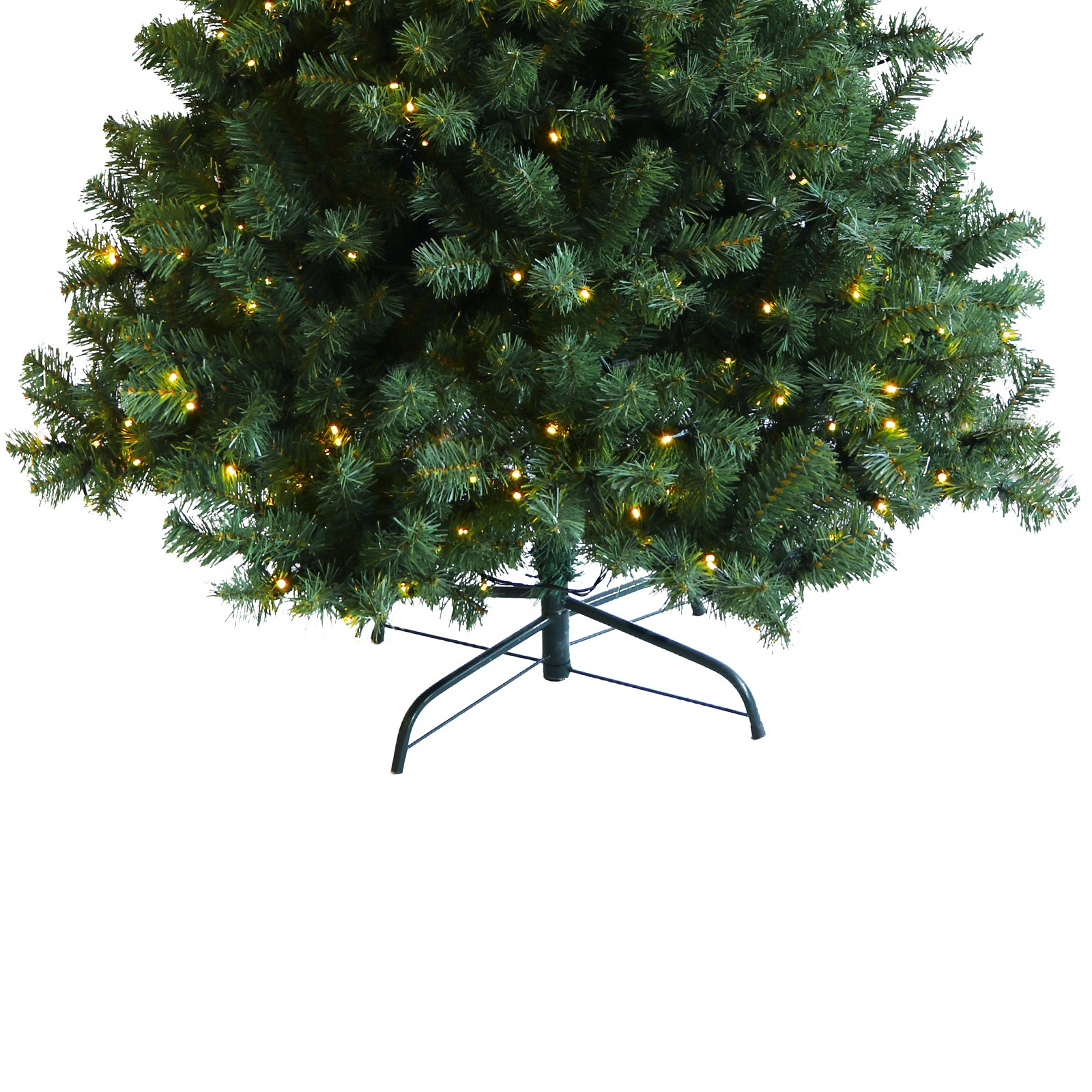 HAOYYE Pre-lit Christmas Tree 6ft Artificial Hinged Xmas Tree with Foldable Stand Sturdy Space-Saving Heavy Duty Modern Design Adults Dorm Room Easy Assembly Bedroom Furniture