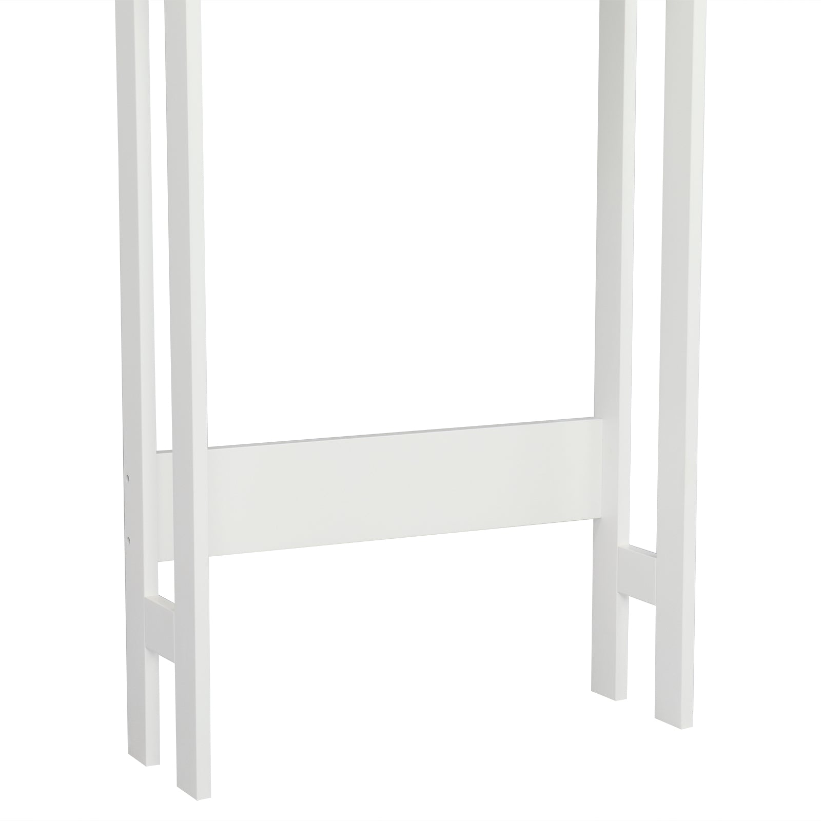 HAOYYE Double Door Fork Toilet Cabinet White, Bathroom Storage Organizer with Spacious Shelves and Durable Construction, Stylish Space-Saving Design for Efficient Bathroom Organization and Easy Access