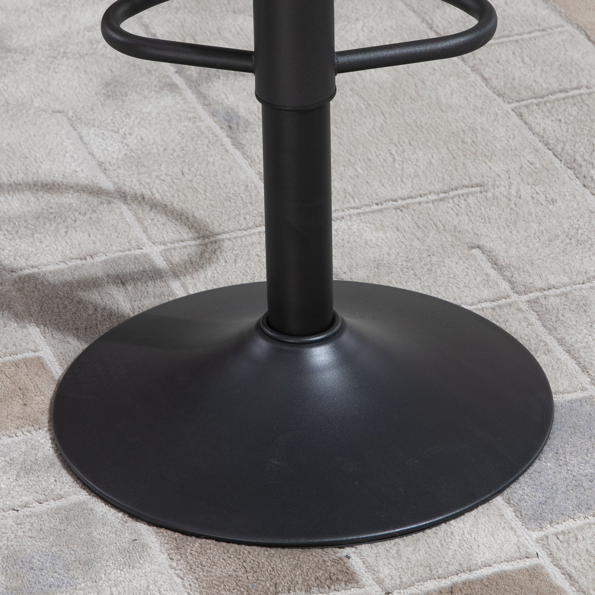 HAOYYE Height Adjustable Bar Stool with Backrest and Footrest, Swivel Counter Height Chair with Sturdy Metal Base, Modern PU Leather Barstool for Kitchen Island, Dining Room, or Home Bar