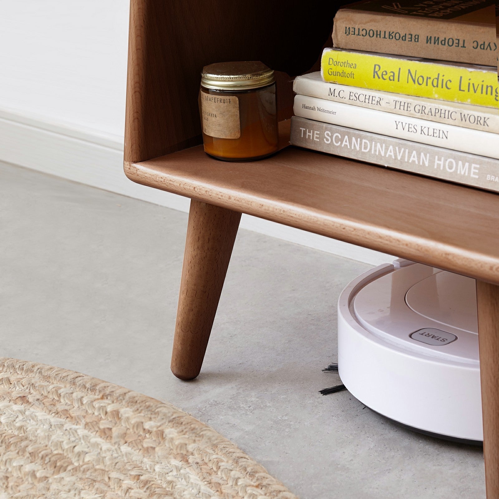HAOYYE Pure Solid Wood Bedside Cabinet Modern Simple Nightstands European Beech Bedside Cabinet Nordic Bedroom Solid Beech Storage Cabinet 0.4m Sturdy Space-Saving Heavy Duty Modern Design Adults
