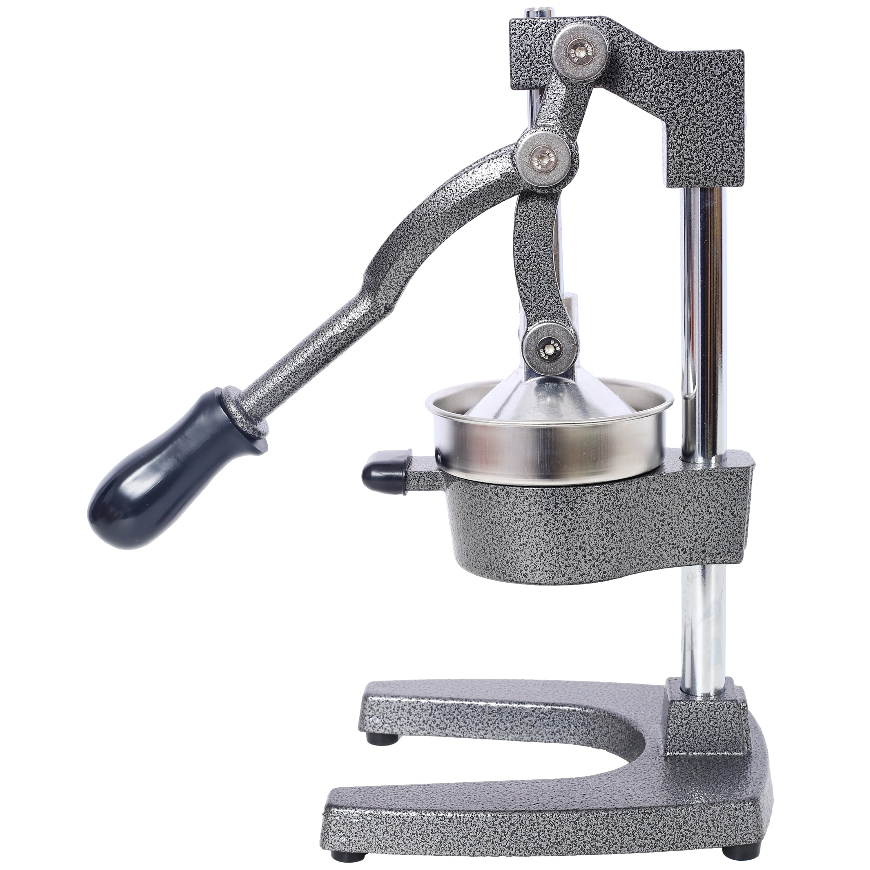 HAOYYE Cast Iron Citrus Juicer , Extra-Large Commercial Grade Manual Hand Press , Heavy Duty Countertop Squeezer for Fresh Orange Juice ,grey color Sturdy Space-Saving Modern Design Adults Dorm Room
