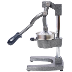 HAOYYE Cast Iron Citrus Juicer , Extra-Large Commercial Grade Manual Hand Press , Heavy Duty Countertop Squeezer for Fresh Orange Juice ,grey color Sturdy Space-Saving Modern Design Adults Dorm Room