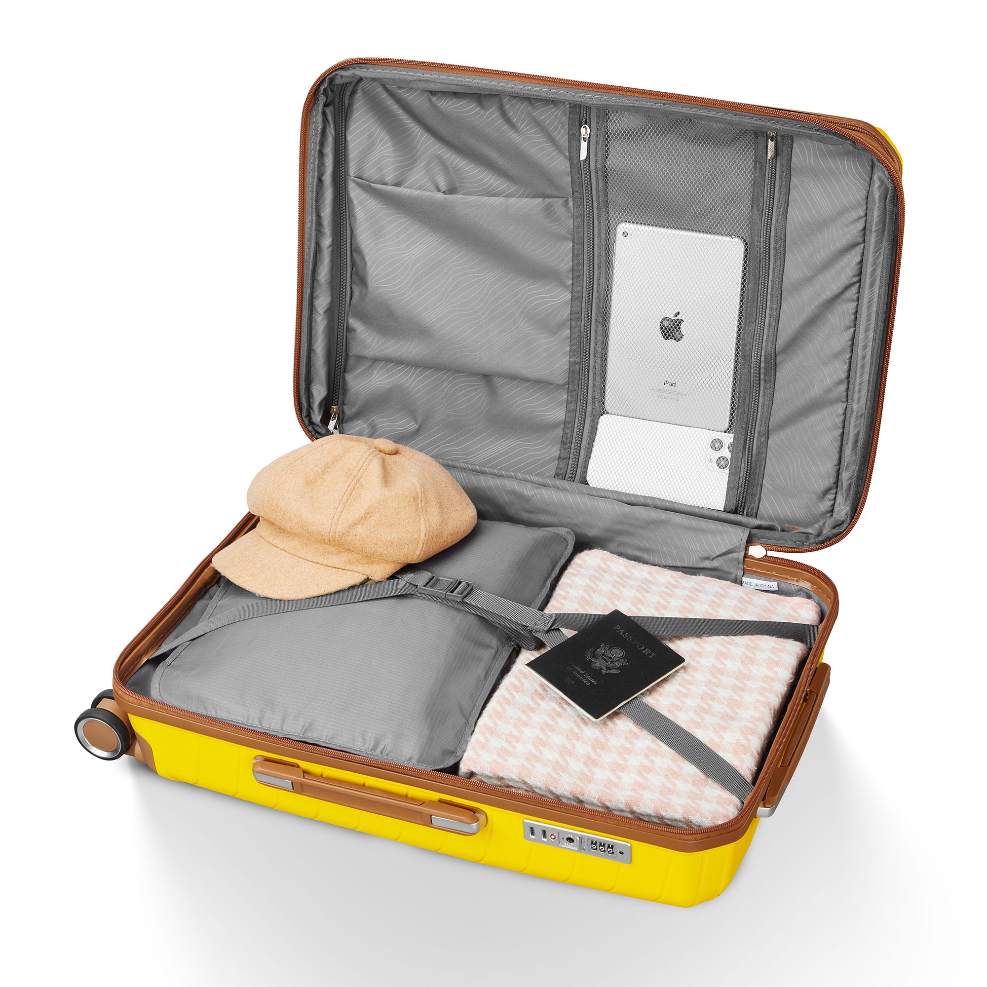 HAOYYE Luggage Sets 4 Piece(14/20/24/28), Expandable Lightweight Suitcase with 4 Double 360 Degrees Mute Spinner Wheels PP Materials Durable TSA Lock Travel Luggage Sturdy Space-Saving Heavy Duty Adults