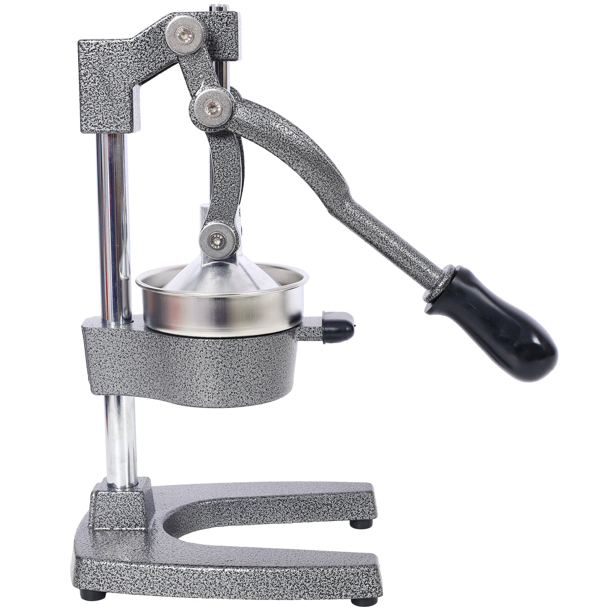 HAOYYE Cast Iron Citrus Juicer , Extra-Large Commercial Grade Manual Hand Press , Heavy Duty Countertop Squeezer for Fresh Orange Juice ,grey color Sturdy Space-Saving Modern Design Adults Dorm Room
