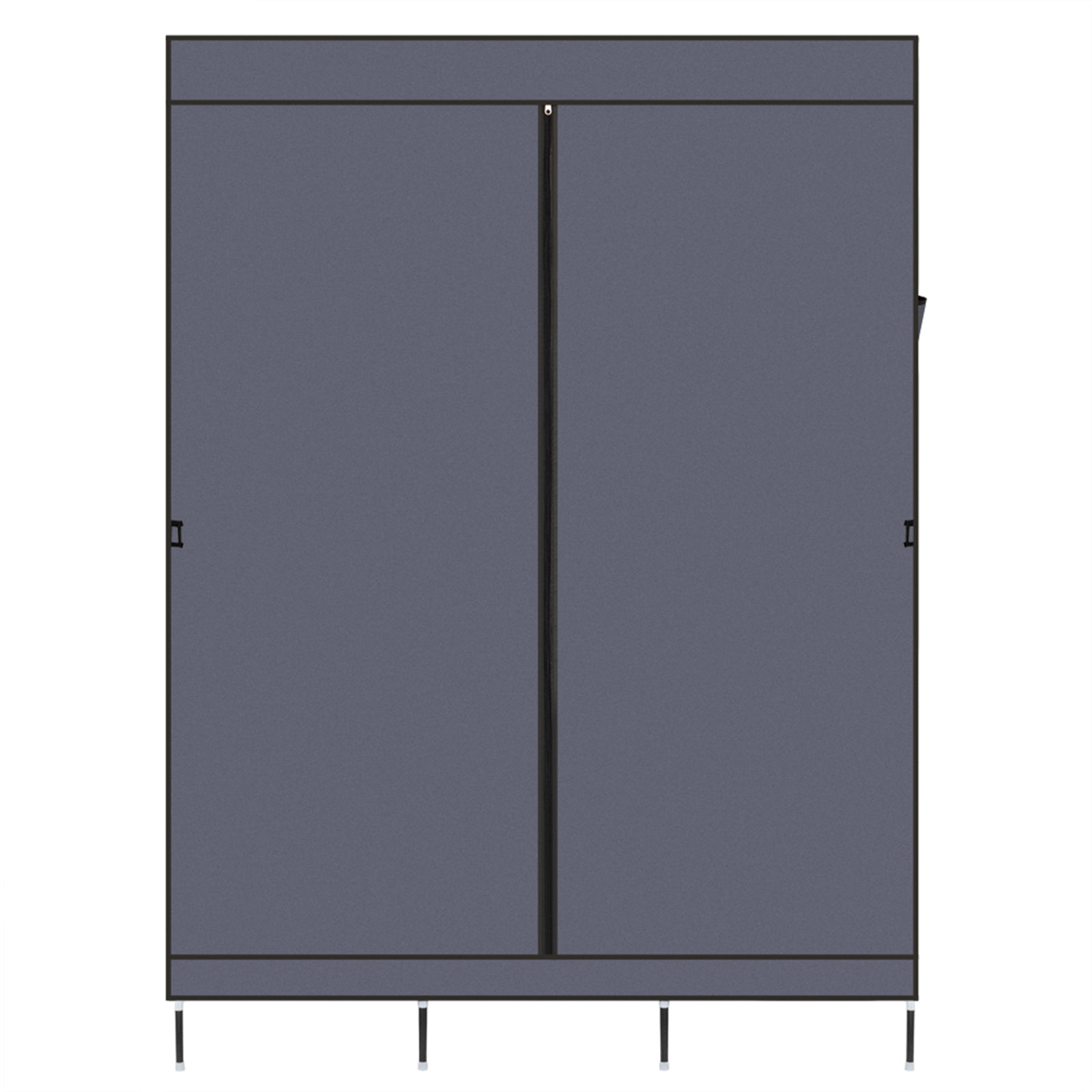 HAOYYE 71" Portable Closet Wardrobe Storage Organizer with Shelves, Durable Non-Woven Fabric Cover, Spacious Space-Saving Clothes Rack, Modern Versatile Design, Premium Quality, Stylish Gray Look