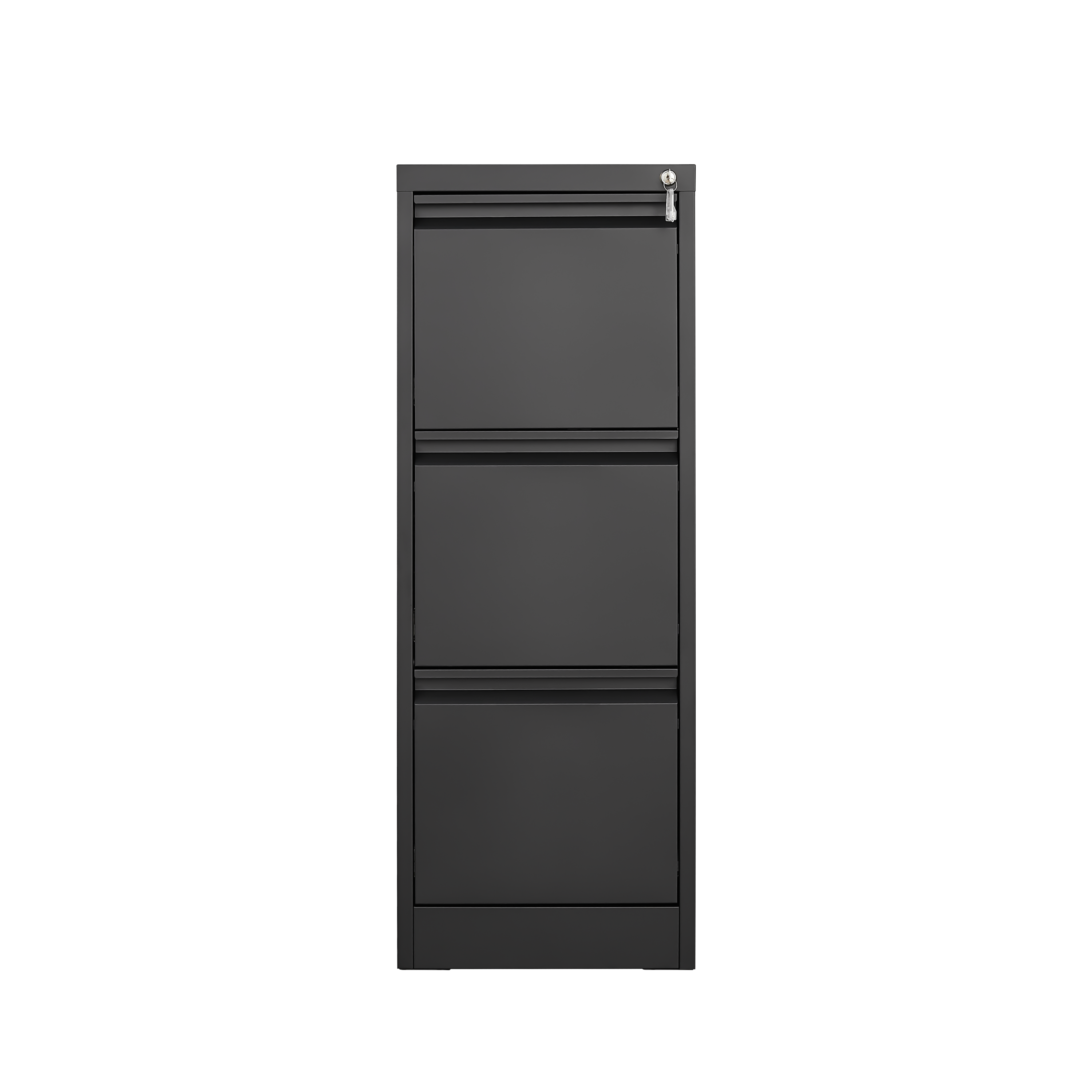HAOYYE 3-Drawer Metal File Cabinet with Lock, Vertical Filing Cabinet for Home Office, Organizer Storage Cabinet for Letter, A4, and Legal Size Files, Sturdy Space-Saving Heavy Duty Design for Adults