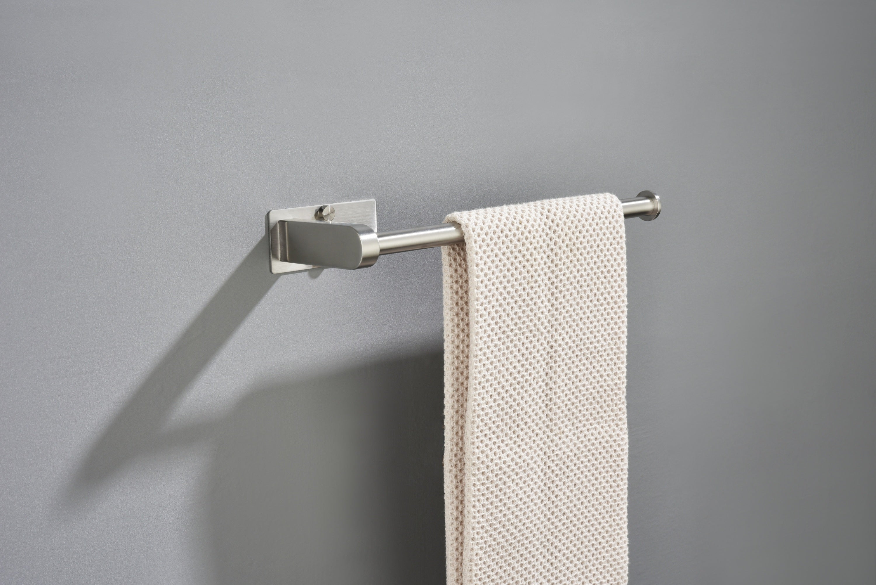 Haoyye Paper Towel Holder 2 Pack, 12 Inch Stainless Steel Under Cabinet Mount with Self-Adhesive or Screws, Space-Saving Paper Towel Rack for Kitchen, Bathroom, or Wall Use, Rustproof and Heavy Duty Towel Bar for Rolls or Wraps