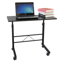 HAOYYE Black Side Table, Durable P2 15MM Chipboard And Steel, Removable Sturdy Multifunctional Organizer, Modern Space-Saving Storage Solution For Living Room Bedroom Office, Practical And Stylish Home Furniture, Adjustable Height, Versatile Table Design