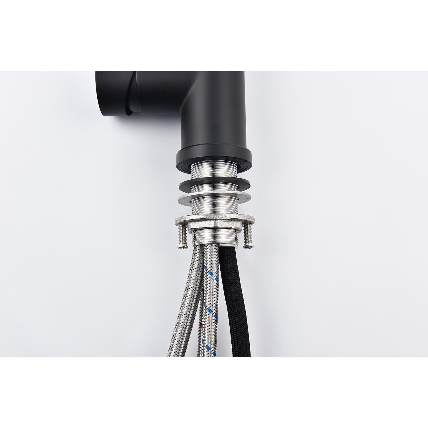 HAOYYE Pull down Single Handle Spring Kitchen Faucet Sturdy Space-Saving Heavy Duty Modern Design Adults Dorm Room Easy Assembly Bedroom Furniture